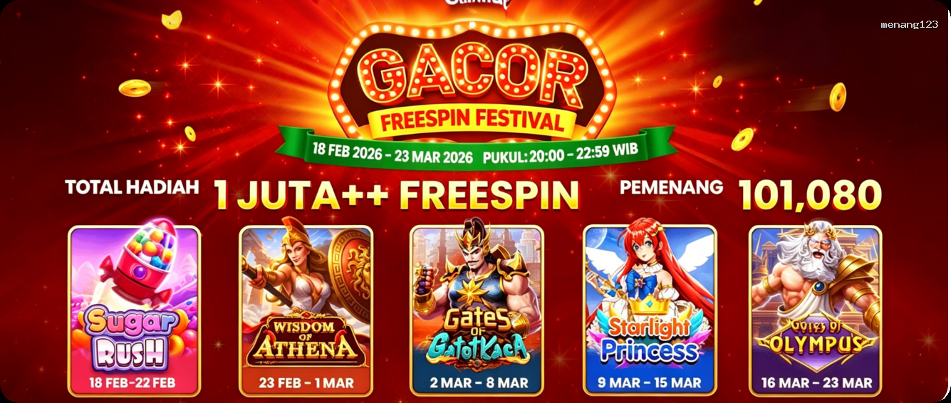 Login menang123 Sekarang Bonus Melimpah